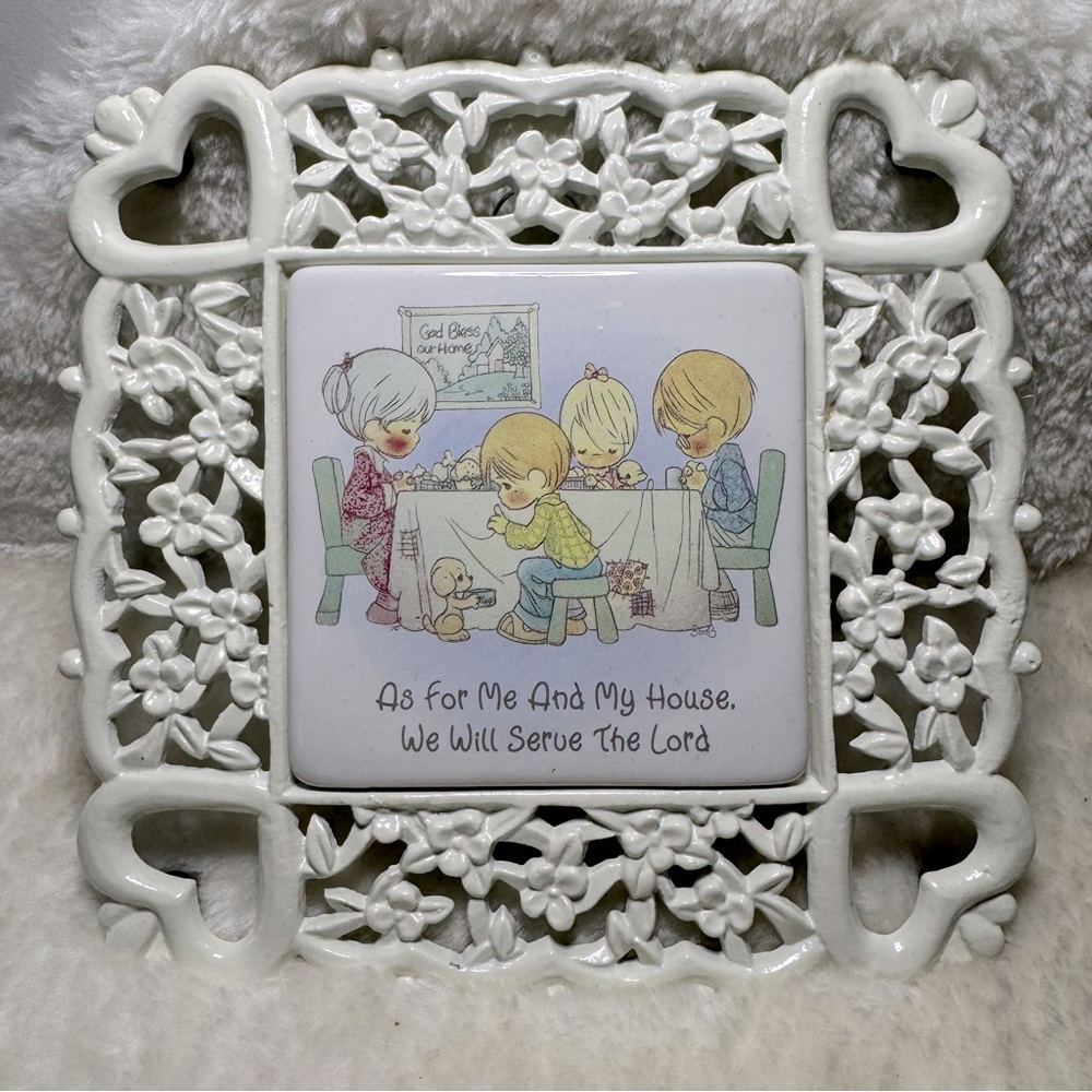 Precious Moments Cast Iron Kitchen Decor or Trivet